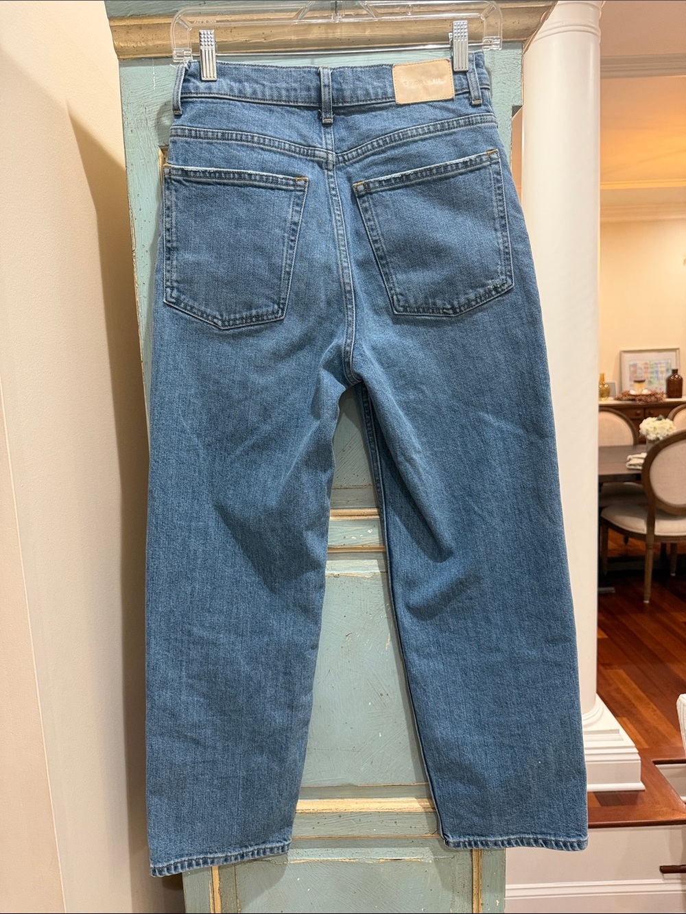 Everlane The Way High Jean High Rise Straight Medium Wash Denim 27 Regular - Picture 7 of 15